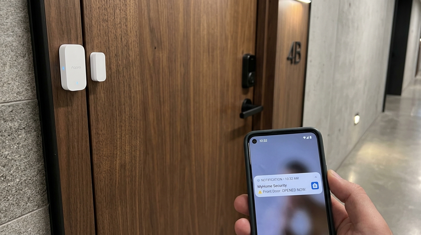 Smart Door Alarm Sensor for Instant Protection