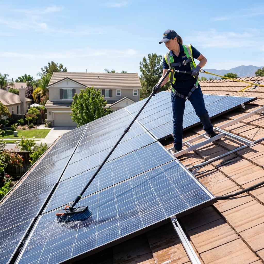 Solar Panel Cleaning Showcase
